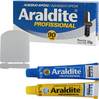 Cola Epóxi Araldite Profissional 90 minutos Tek Bond em Oferta na Shopee