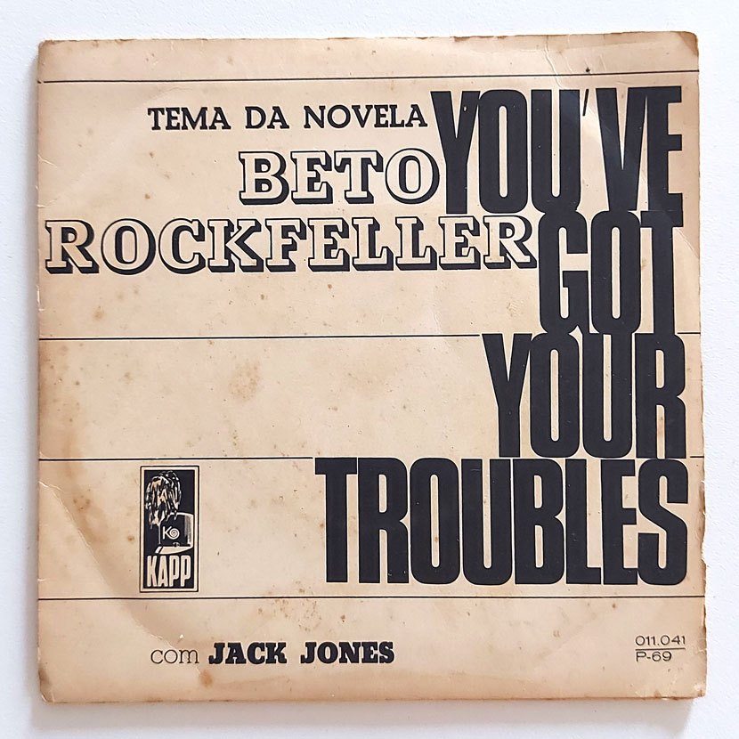 Lp Compacto Tema Da Novela Beto Rockfeller Com Jack Jones