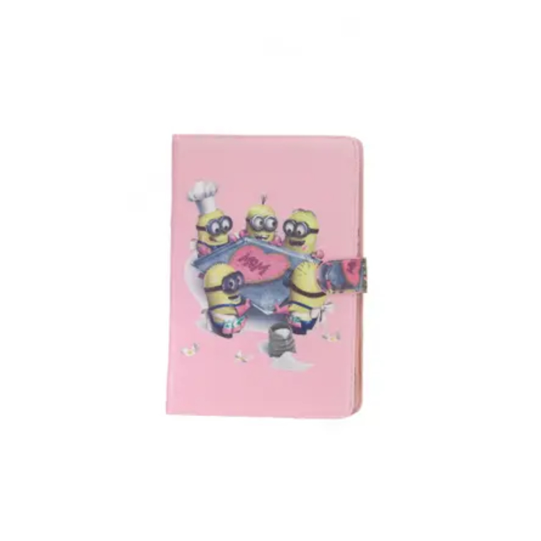 Capa Rosa Minions C/Teclado Embutido para Tablet Tablet Galaxy S6 Lite P615