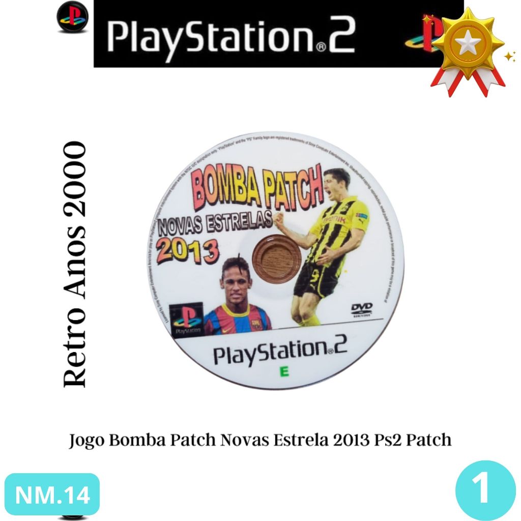 Jogo Super Bomba Patch 2013 PS2 Playstation 2 Mídia De Altissíma Qualidade Oferta Imperdível UP!!!
