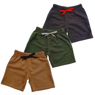 Kit Sortido 3 Bermuda Infantil Menino 1 ao 8 - Bermuda Infantil Masculina Moletom em Oferta na Shopee