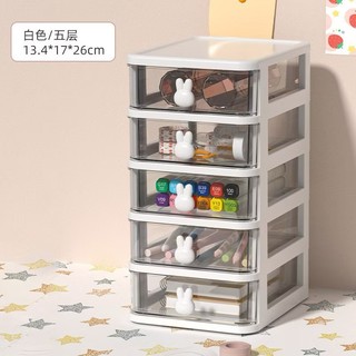 Organizador Porta Coelhos Fofo Gaveta Treco Maquiagem De Mesa Pequeno Multifuncional ZY4/ZY7
