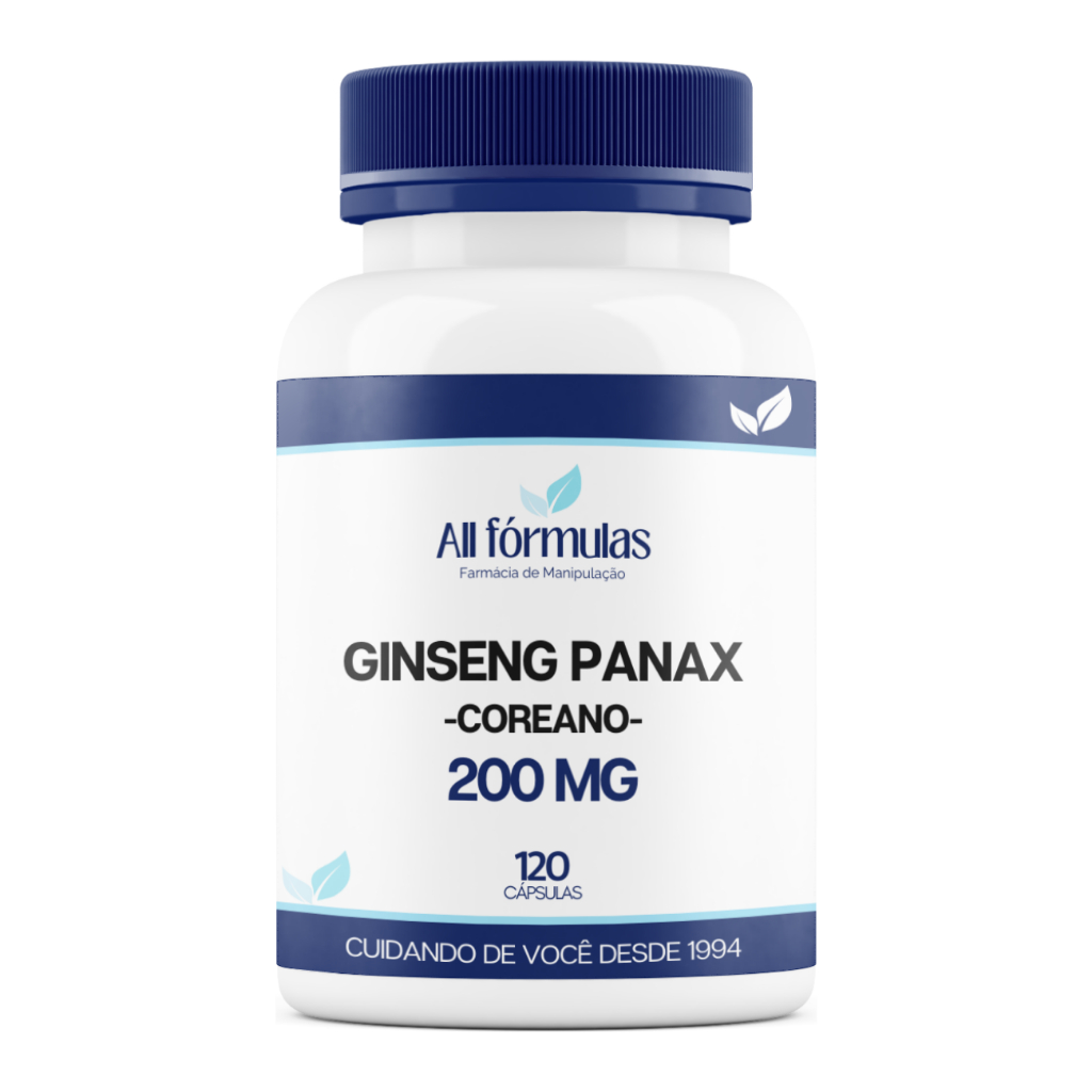 Ginseng Panax 200mg - 120 Cápsulas em Oferta na Shopee