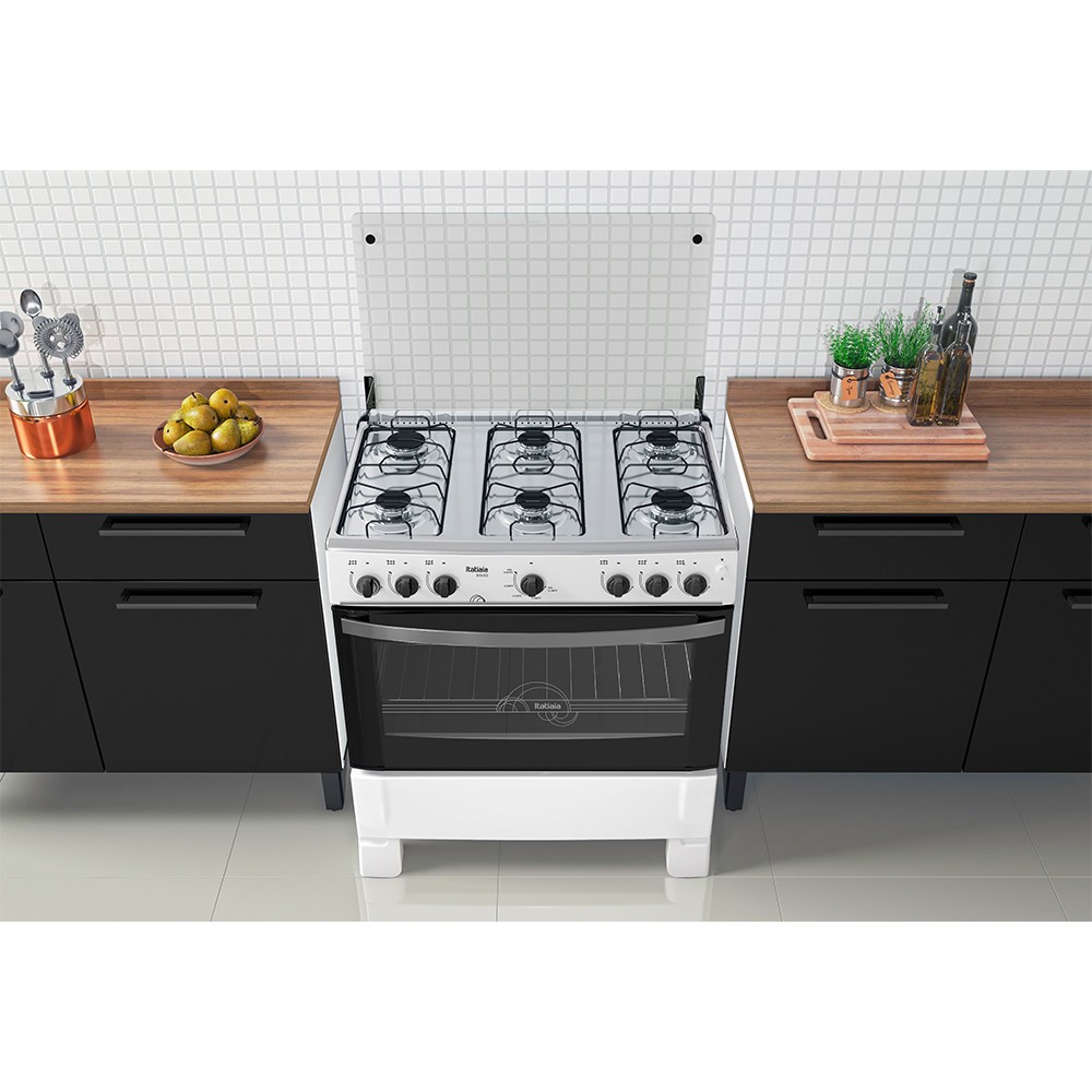 Fogão de Piso 6 Bocas com Acendimento Automático Waves Itatiaia em Oferta na Shopee