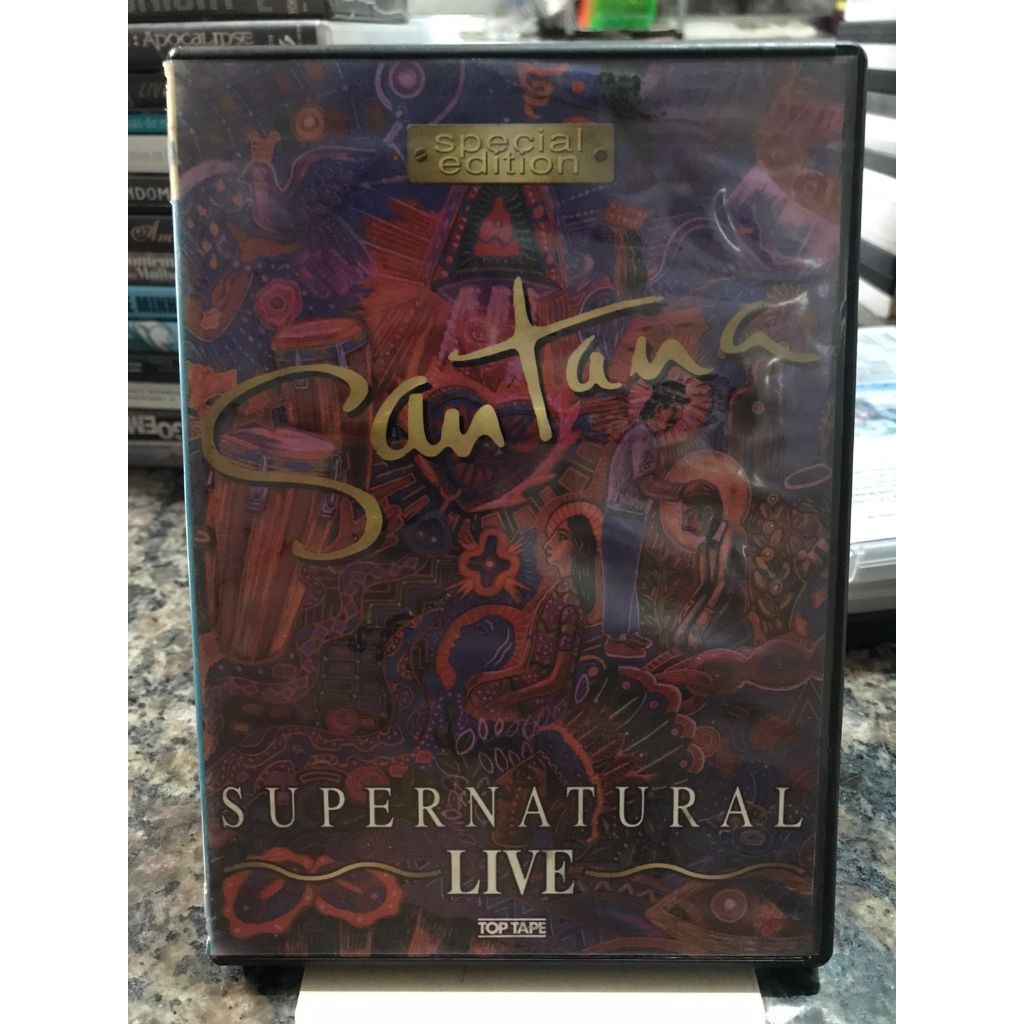 DVD santana supernatural live    1780
