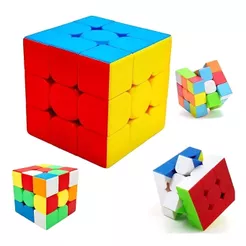 Cubo Mágico Anti-stress 3x3x3 Moyu Interativo Profissional Speed Gold Edition
