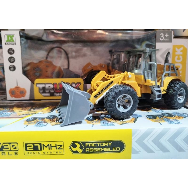 Brinquedo Trator de Controle Remoto Truck Pá carregadeira