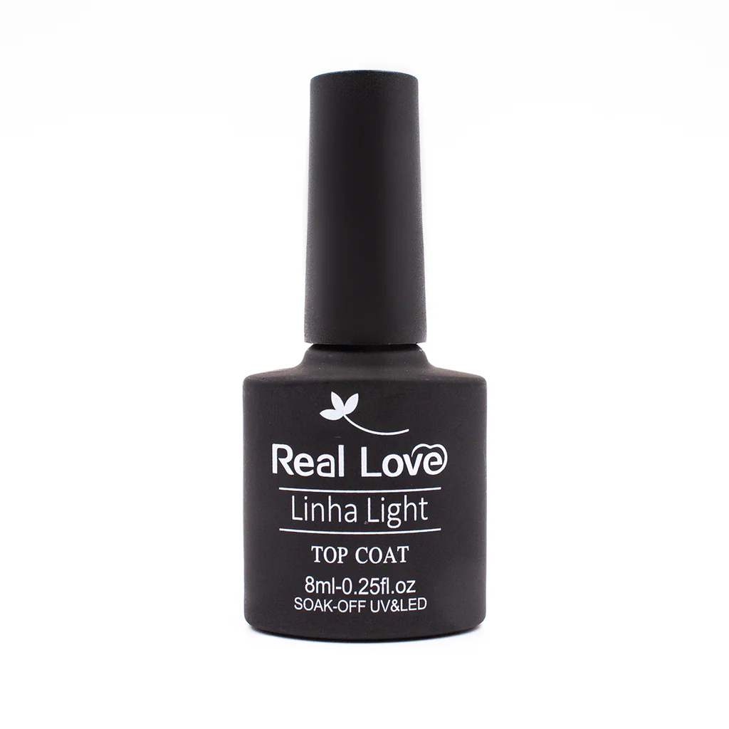Top Coat Para Unhas Linha Light 8ml - Real Love Gel - 31