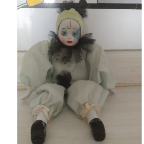 Boneca Antiga De Porcelana Rara De Coleção Usada