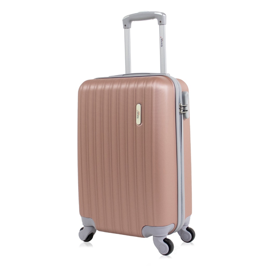Mala pequena de bordo Londres 4 Rodas Swiss Move Rose - Travel & Luggage