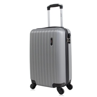 Mala de viagem bordo pequena 10kg Londres Swiss Move Prata em Oferta na Shopee