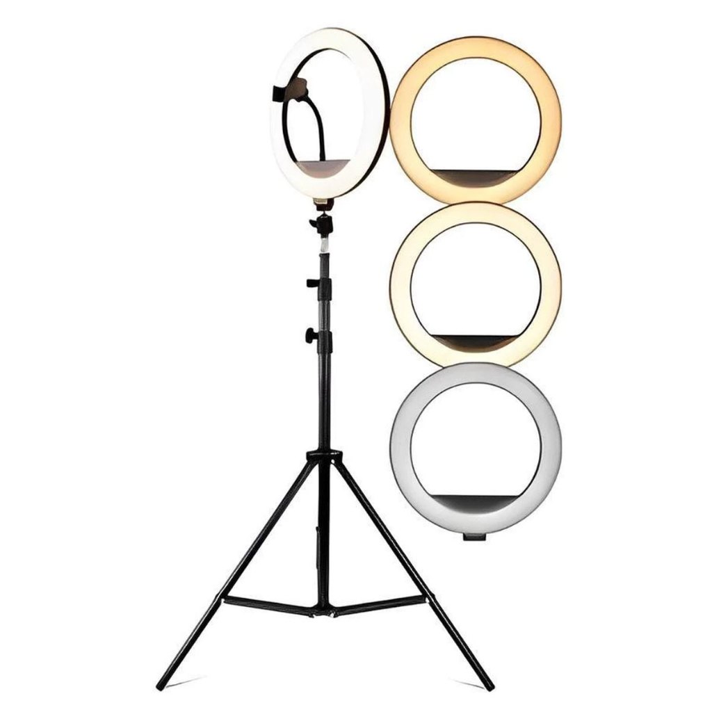 Iluminadora Ring Ligth Para Gravar Videos Fotos Youtuber Tik Tok Influencer em Oferta na Shopee