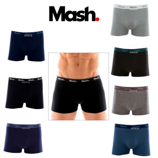 Cueca Boxer Masculina Cotton Algodão  Lisa Mash 1 PEÇA em Oferta na Shopee