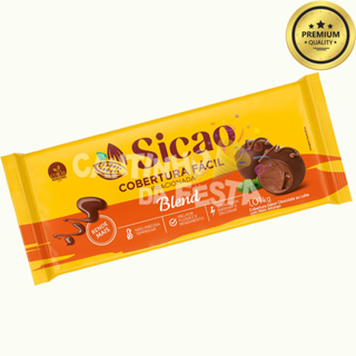 Cobertura em Barra Sicao Fácil 1kg Blend – Perfeita para Confeitaria, Bolo, Doces, Bombons Chocolate em Oferta na Shopee