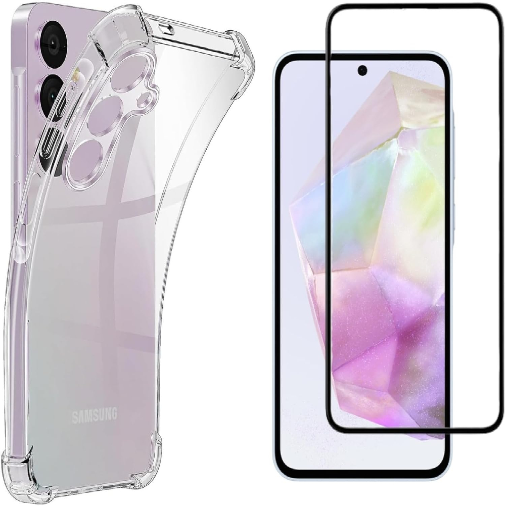 Capa Anti impacto + Película de Vidro 3D Para Samsung Galaxy A16 (5G)