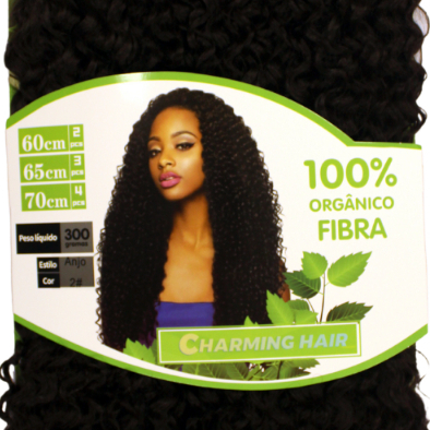 Cabelo cacheado ANJO PLUS cabelo bio 100% fibra 60cm 65cm 70cm charming hair