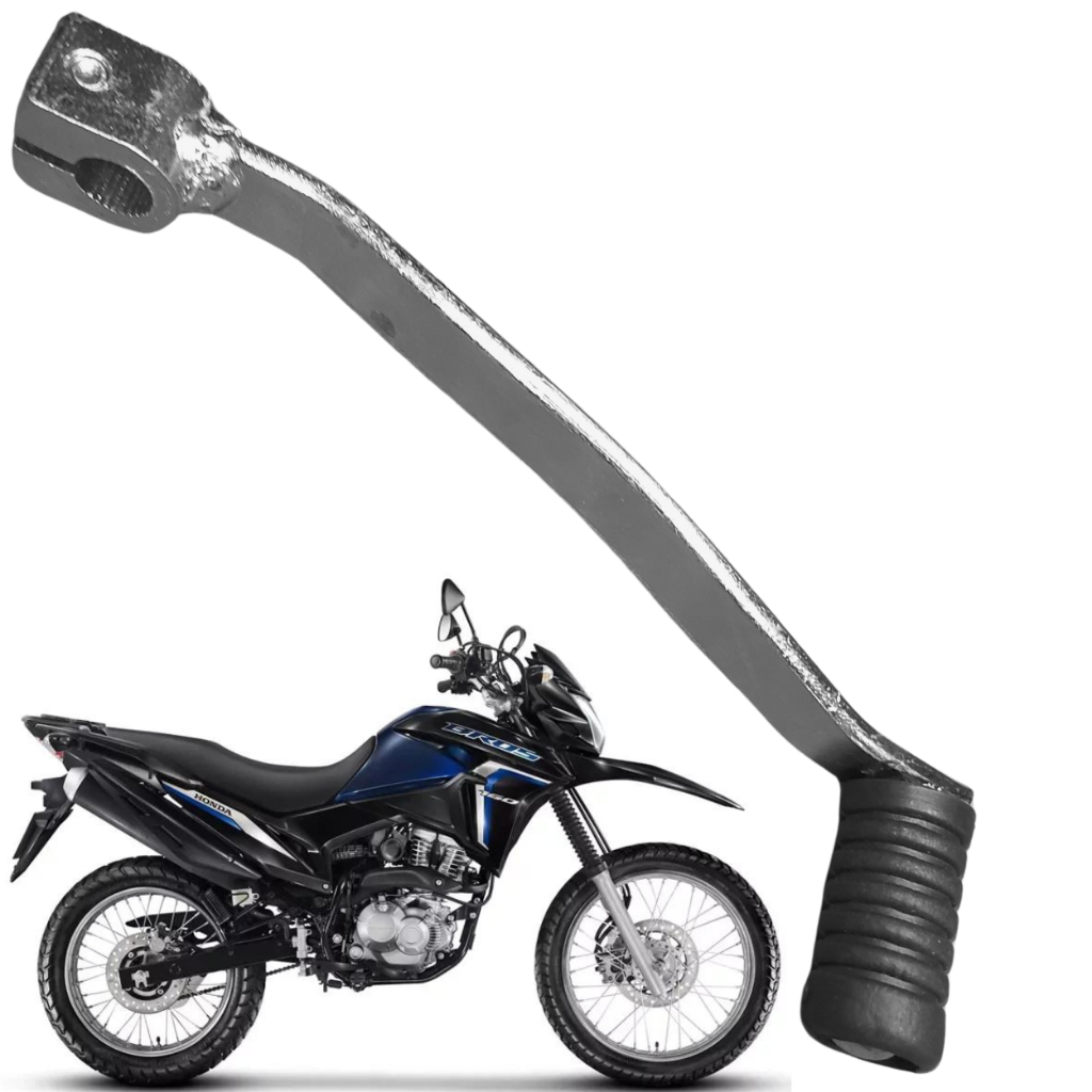 PEDAL DE CÂMBIO COMPLETO ZINCADO NXR BROS 125/150/160