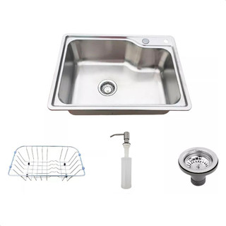 Cuba Pia Cozinha Gourmet Luxo Inox 304 Com Acessórios - Tubrax em Oferta na Shopee