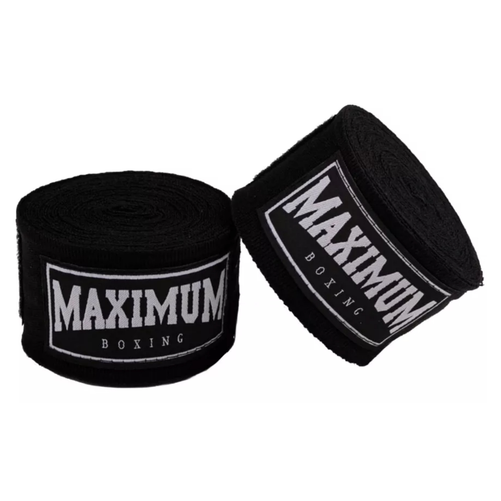Bandagem Maximum 3 e 5 metros - Muay Thai Boxe Kickboxing Atadura Artes Marciais