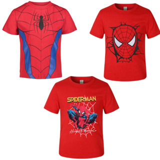 Camisa Camiseta Infantil Homem Aranha Fantasia Personagens Meninos Homem Aranha Marvel Sup...