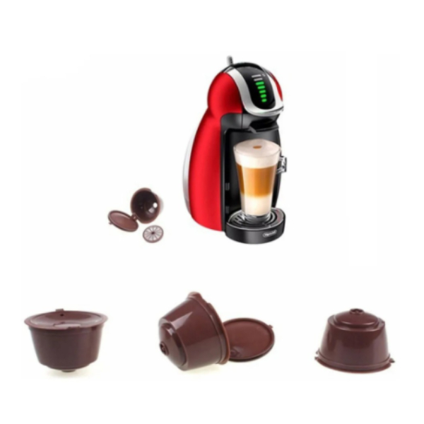 9 Peças Capsula Reutilizável Dolce Gusto Com Filtro Da Cápsula De Café Recarregáveis