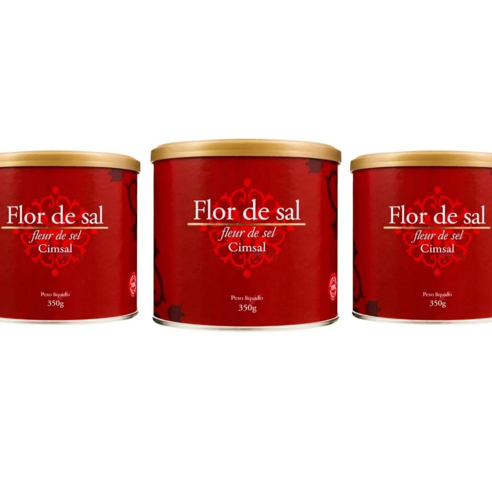 Kit X3 Flor de Sal Cimsal Lata 350g