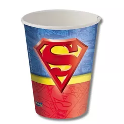 8~40 COPO PAPEL FESTA SUPERMAN 200ML FESTCOLOR (CHOCO)