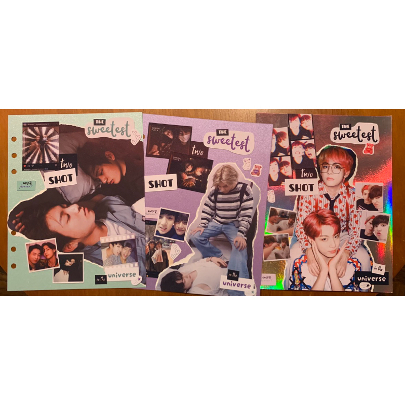 BTS TAEKOOK capa binder A5