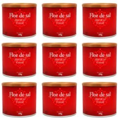 Kit 9x Flor de Sal Marinho Cimsal Lata 350g