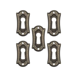 5 Peças Entrada De Chave Para Portas Armário Guarda Roupa Gaveta Colonial