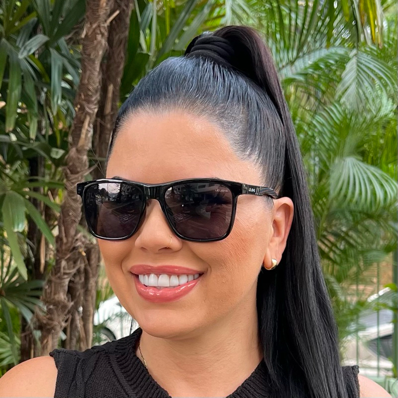 Le Lishe Óculos de sol casual leve versátil esporte básico estilo surf praia baixa pace proteção UV400 em Oferta na Shopee