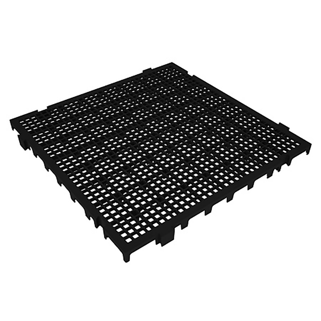 Piso Modular Plastico 50x50cm Preto Presto em Oferta na Shopee