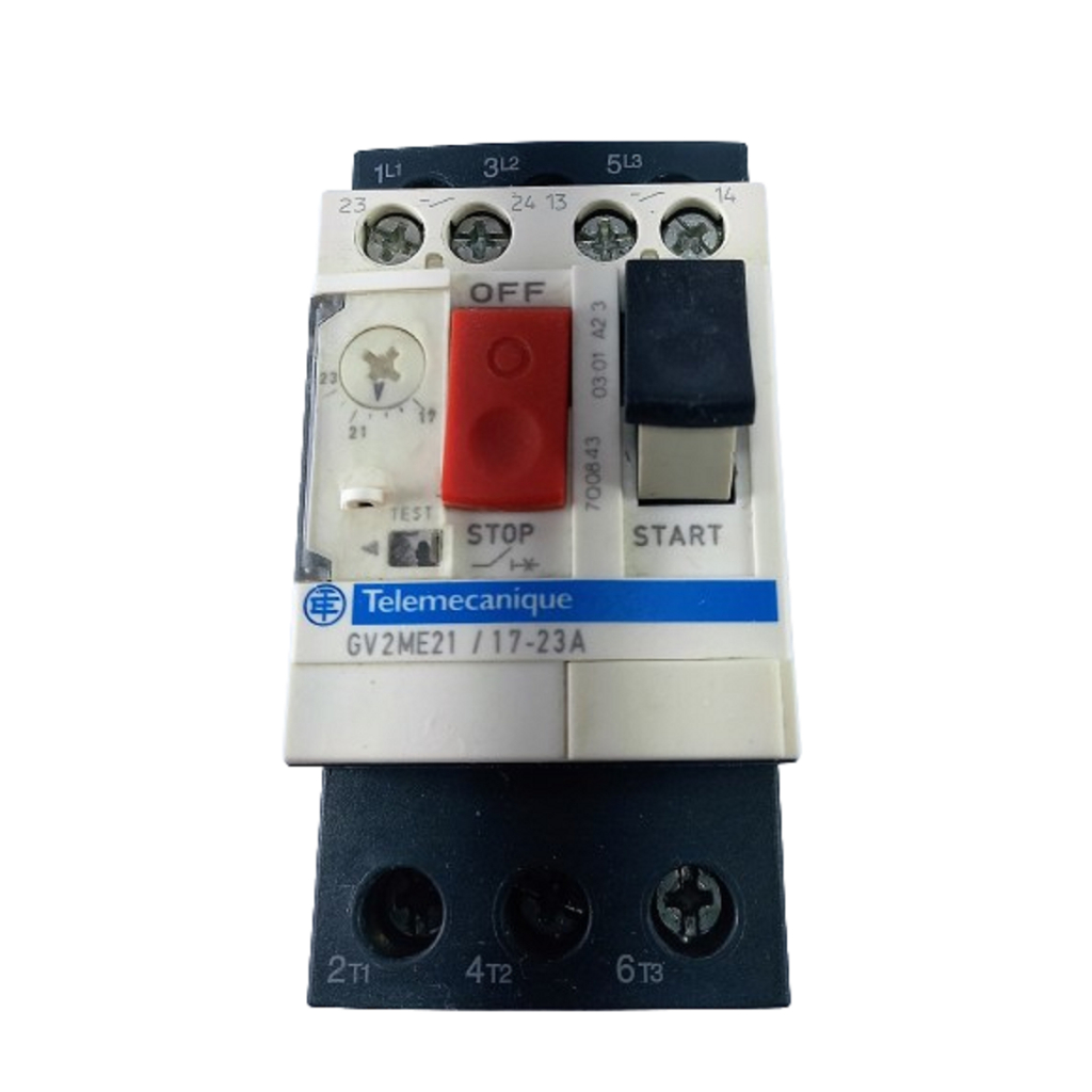 Disjuntor Motor Schneider Gv2me21 23a Para Motor Trifásico