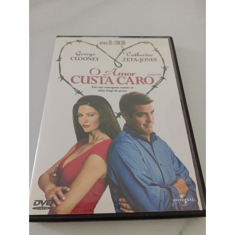 DVD - O Amor Custa Caro 2003 (Com Catherine Zeta Jones e George Clooney)