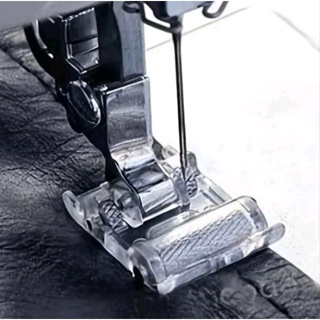 1 CALCADOR TRANPARENTE ROLETE PARA COSTURAR PLÁSTICO, SINTÉTICO E COURO-C24 em Oferta na Shopee