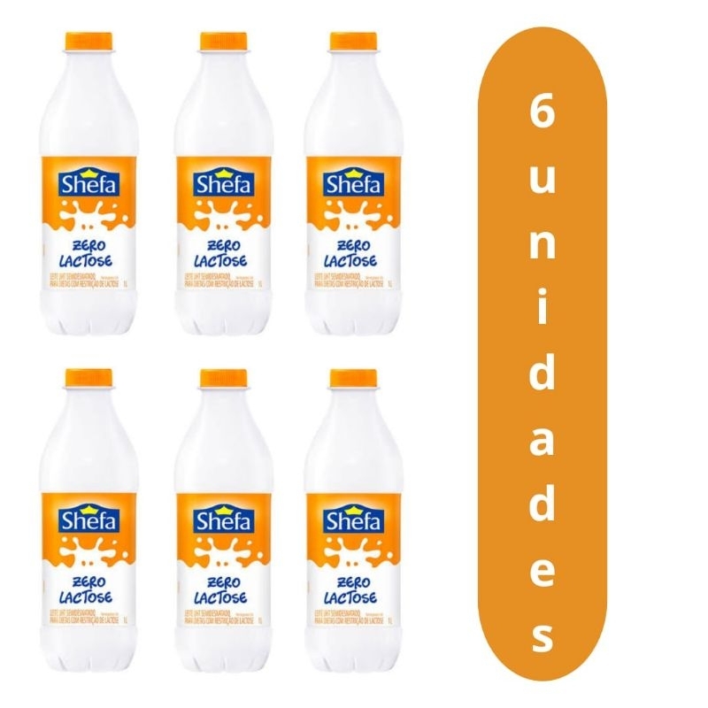 Leite UHT GFA Zero Lactose Shefa 1L -