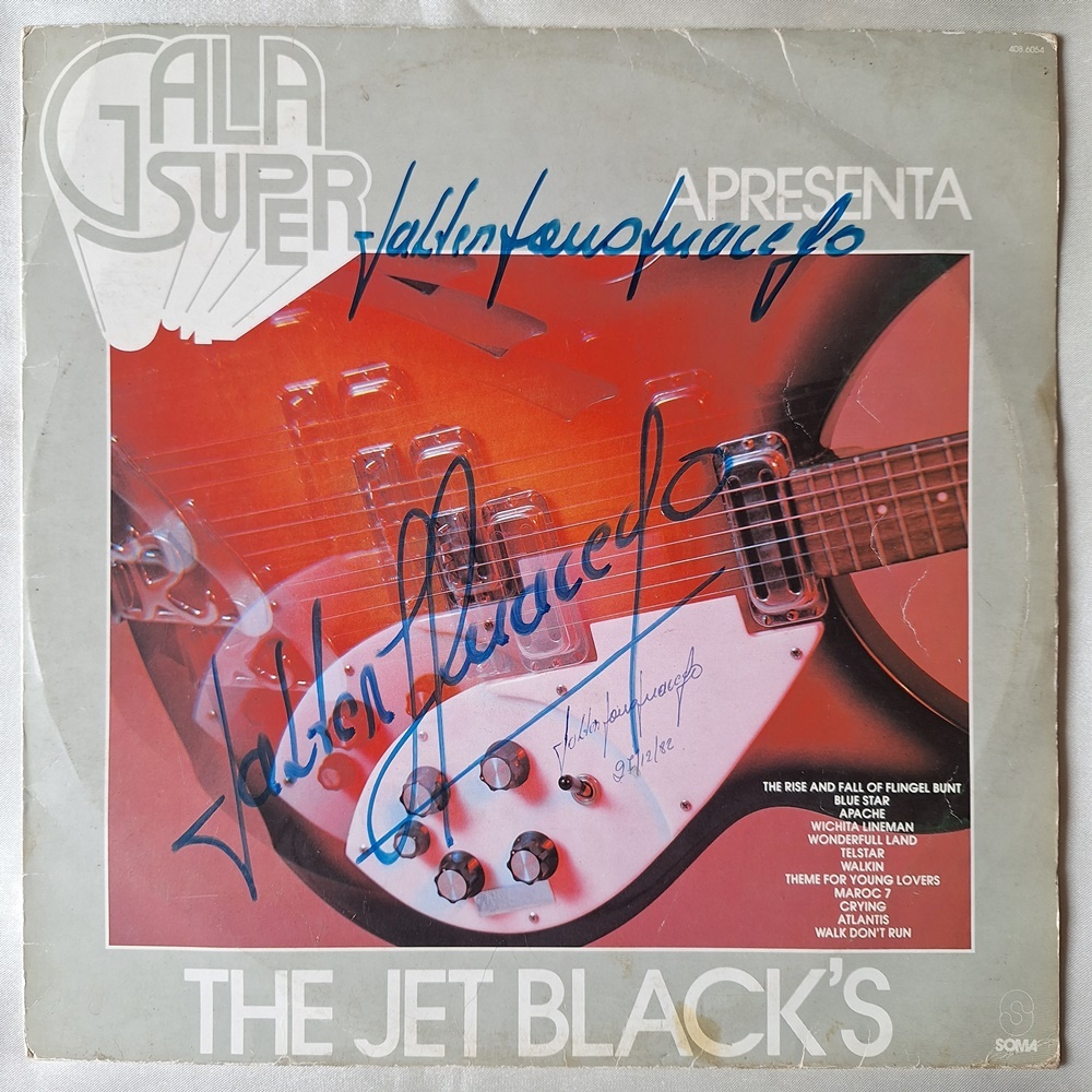 DISCO DE VINIL LP - THE JET BLACK'S – GALA SUPER APRESENTA THE JET BLACK'S (1982)