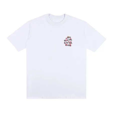 Camiseta Estampada Anti Social Flowers Unissex 100% Algodão