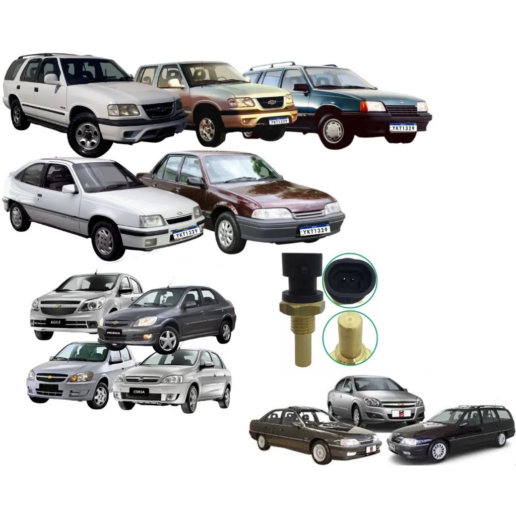 Sensor de Temperatura Corsa Celta Agilie Astra Blazer S10 Kadett Ipanema Chevrolet Gm carro peças