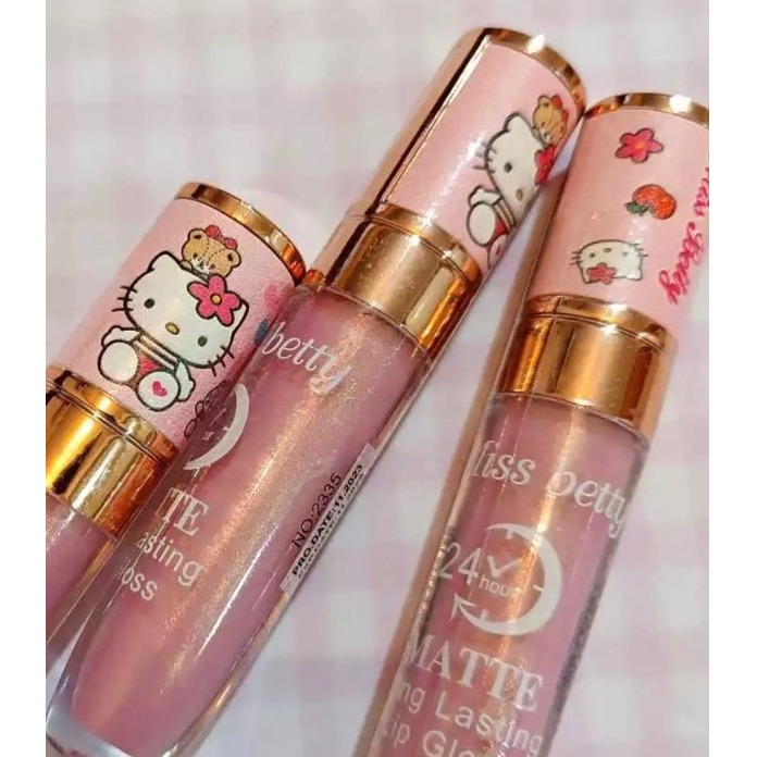 Gloss da Hello kit Lip Gloss Hello kitty Miss betty Brilho labial