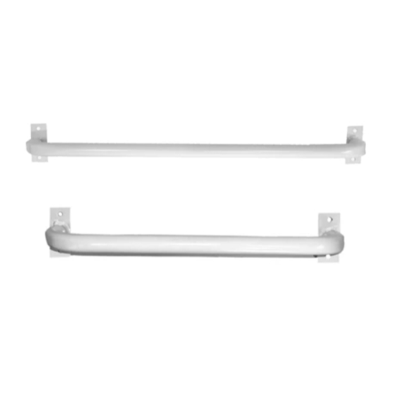 Kit c/ 1 Barra Apoio 40 e 1 Barra Apoio 60cm Segurança Idoso Deficiente Banheiro