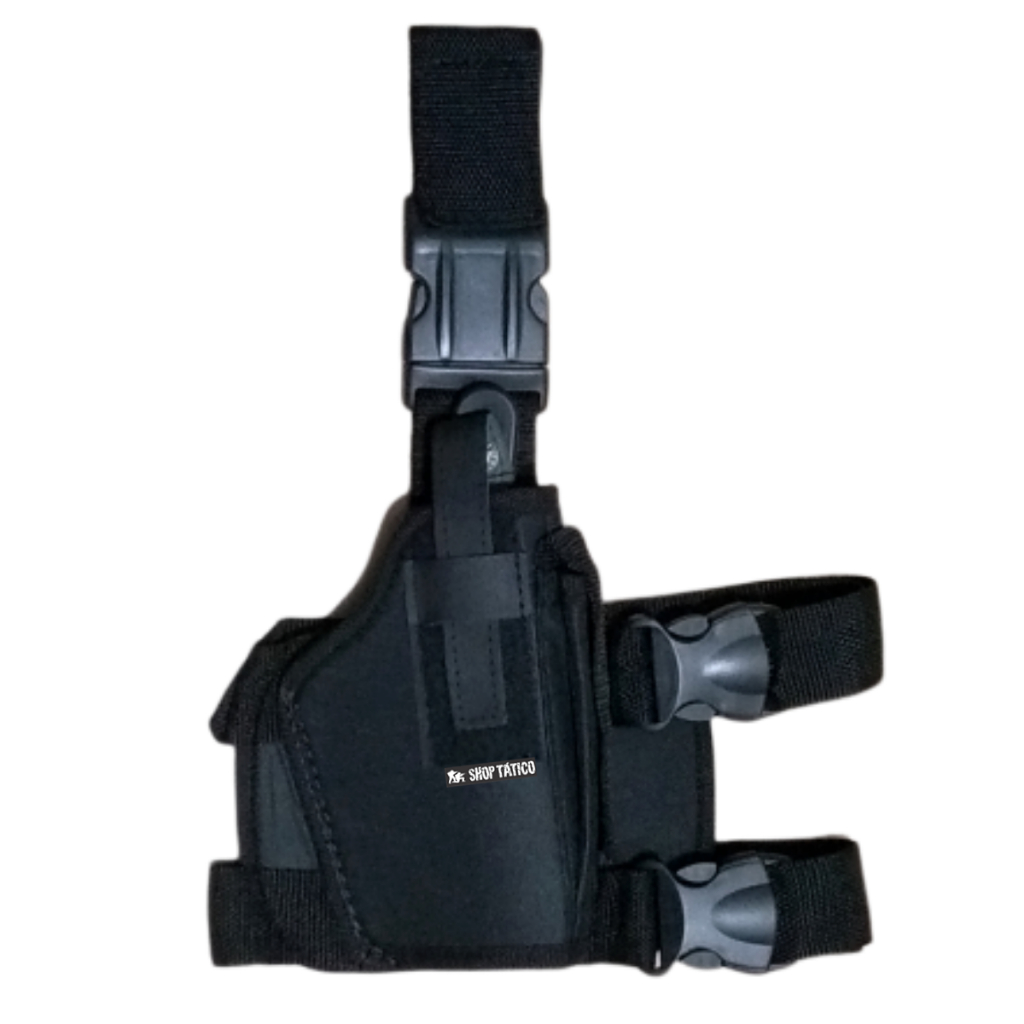 Coldre Pistola Arma Não Letal eletrochoque Spark Taser Perna