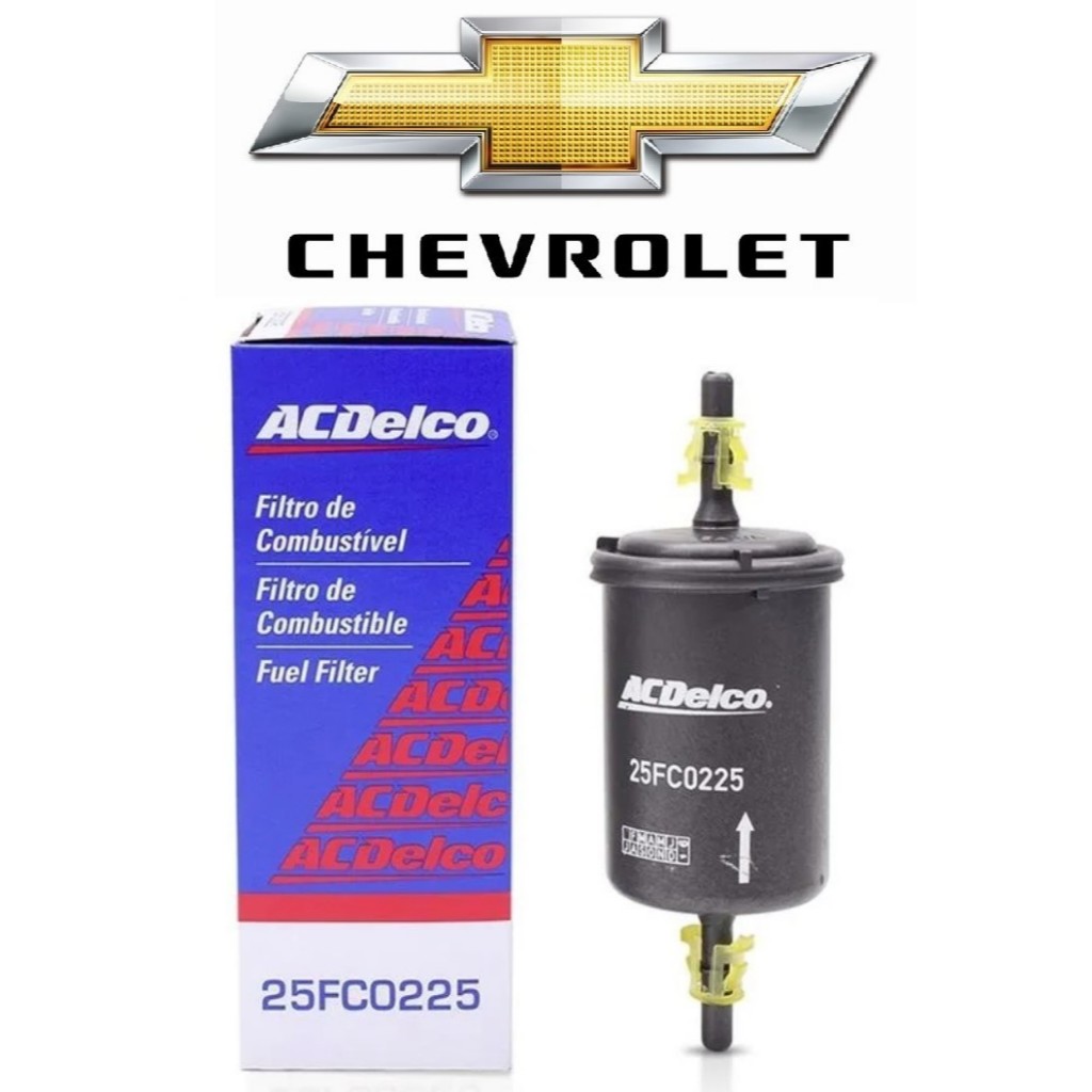 Filtro Combustível Original Chevrolet GM Acdelco Flex/Álcool 25FC0225 Celta/Corsa/Montana/Onix em Oferta na Shopee