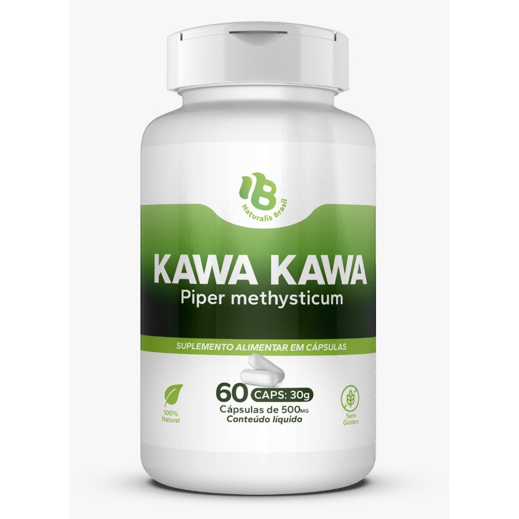 Kawa Kawa Puro 120 Caps - Natural 500mg Com Nota Fiscal em Oferta na Shopee
