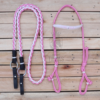 Kit Rédia+biqueira+cabeçada Trançada argolas em Inox em Oferta na Shopee