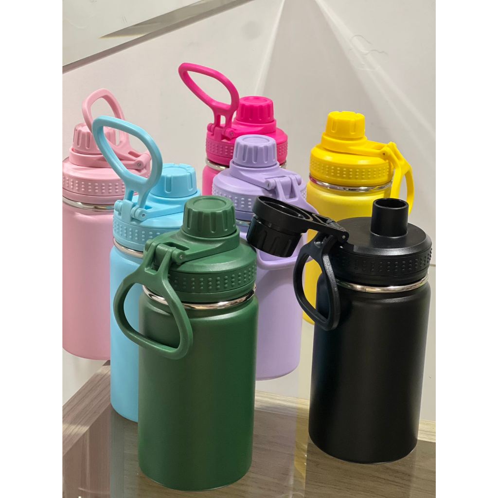 Garrafa térmica de aço inoxidável 304 com design portátil vedação antivazamento ideal para esportes e uso diário  350ml em Oferta na Shopee