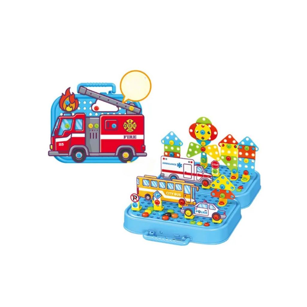 Maleta Blocos de Montar Educacional Montessori 283 Peças em Oferta na Shopee