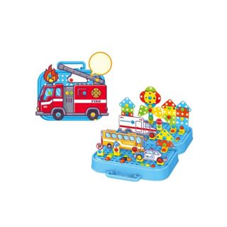 Maleta Blocos de Montar Educacional Montessori 283 Peças em Oferta na Shopee