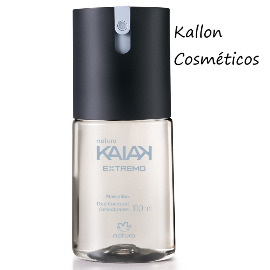 Desodorante Corporal Kaiak Extremo Masculino 100 ml, Masculino, Natura Cosméticos, Original, Novo, Vegano