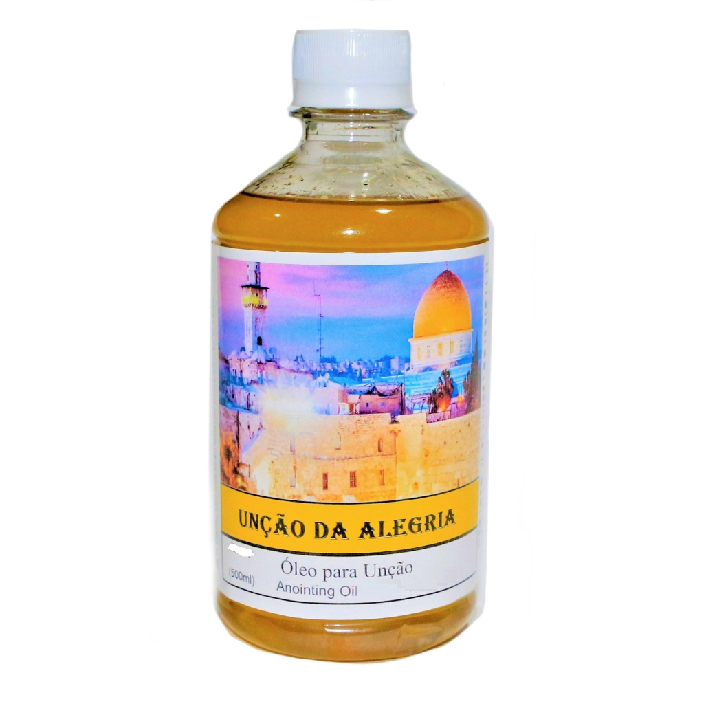 Óleo De Unção Da Alegria - 500ml - Isaías 61: 3 ##!